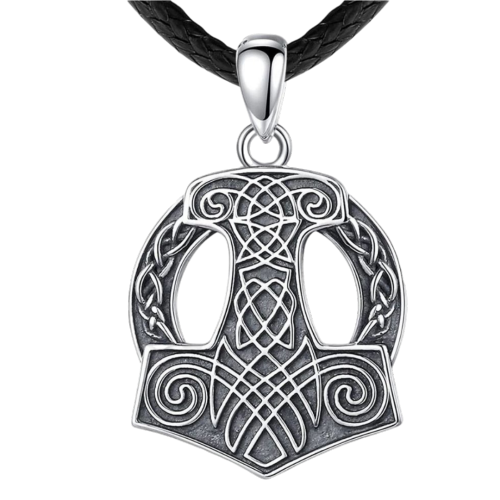 Vikingo - Dije - Martillo con Nudos