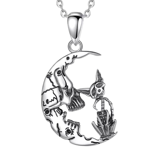 Historia - Dije - Gato de Tim Burton