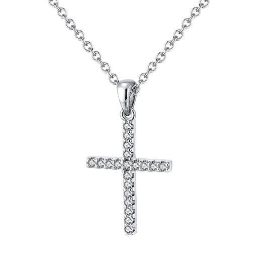 Familia - Dije - Cruz de plata