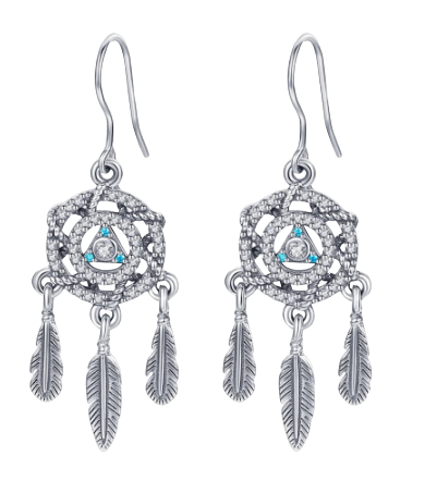 Energia - Aretes - Mandala azul